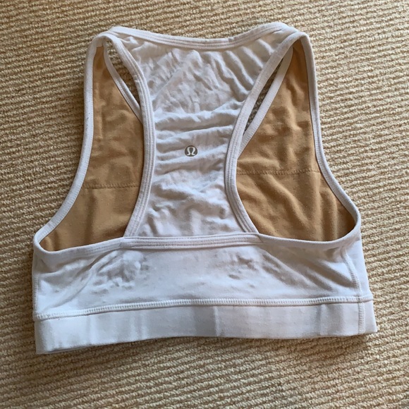 White Lululemon sports bra - Picture 2 of 2